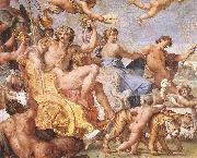 CARRACCI, Annibale Triumph of Bacchus and Ariadne (detail) dsg oil painting picture wholesale
